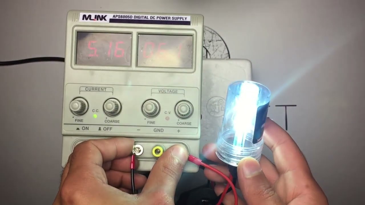 HID XENON Conversion KIT Headlight Slim Ballast 8000K 55W test