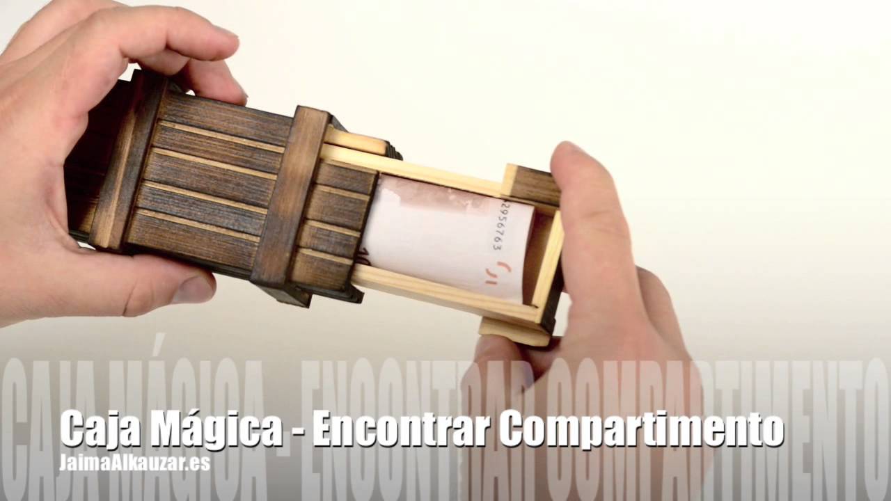 Caja M&aacute;gica - Compartimento Secreto - Madera Envejecida - JaimaAlkauzar.es