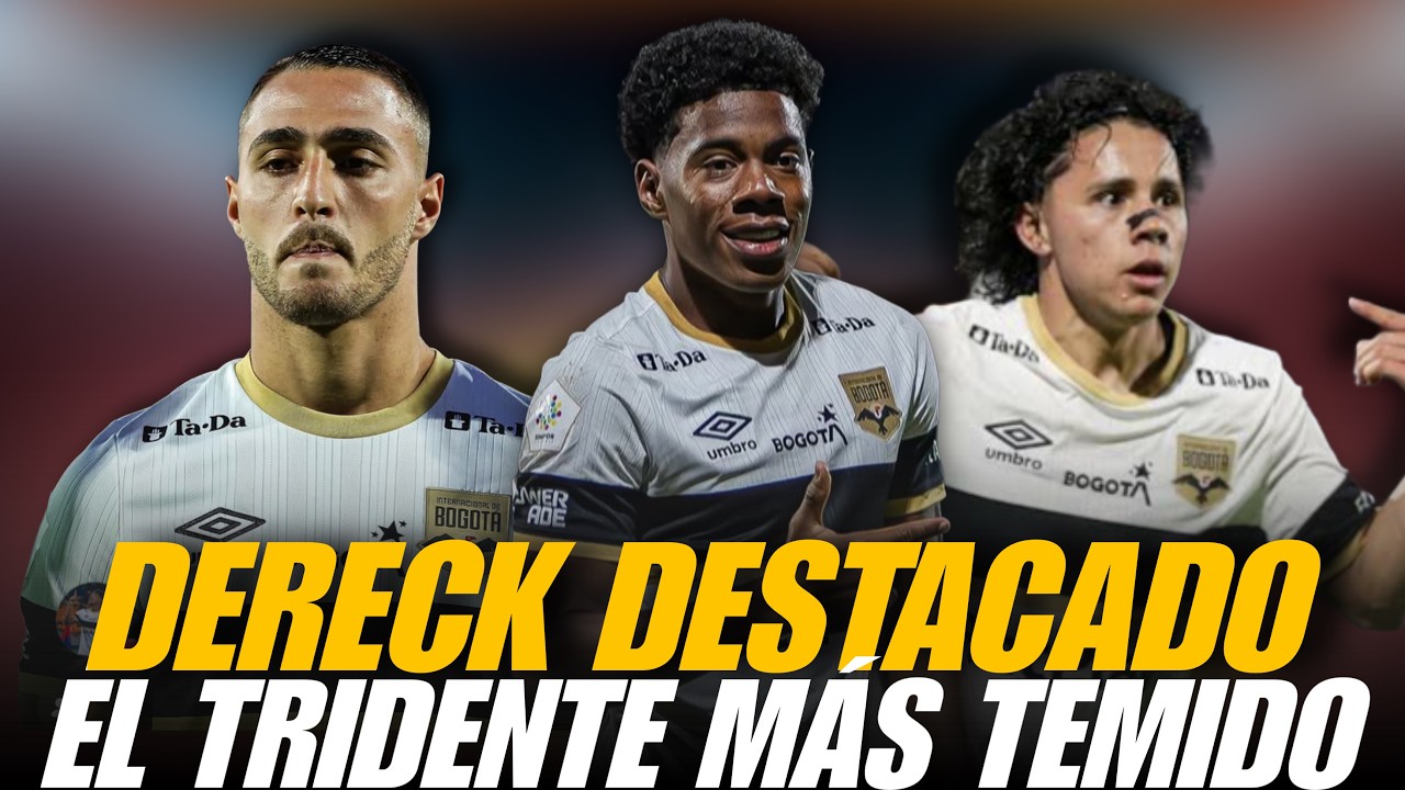 DERECK MONCADA DESTACA COMO PARTE DEL MEJOR TRIDENTE EN COLOMBIA 😱🔥