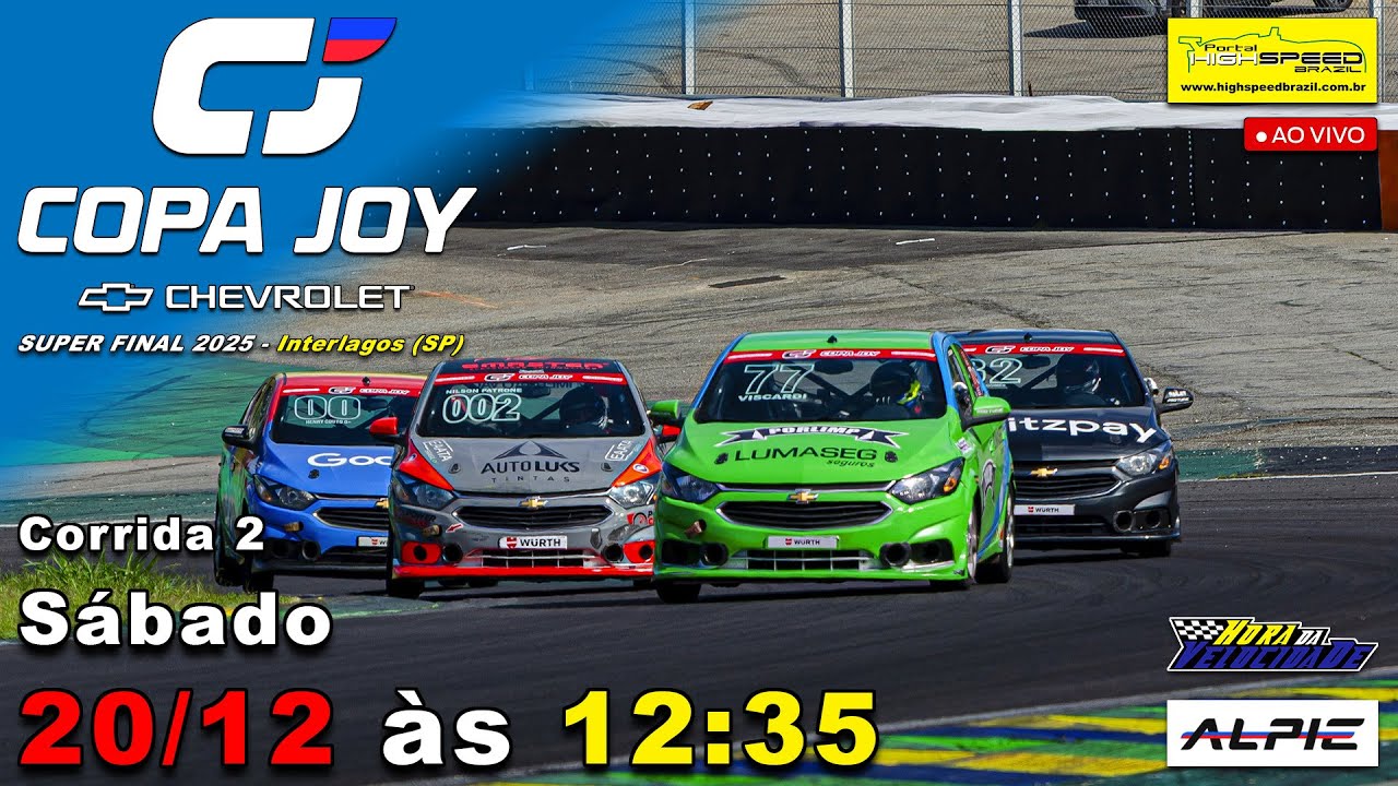 🔴 COPA JOY CHEVROLET | Corrida 2 | Super Final 2025 | Interlagos (SP) | Ao Vivo