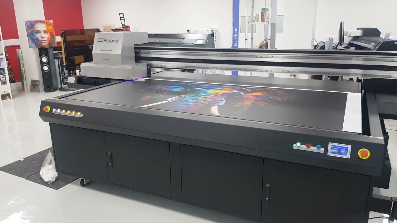 Printing a board using the Roland EU 1000MF