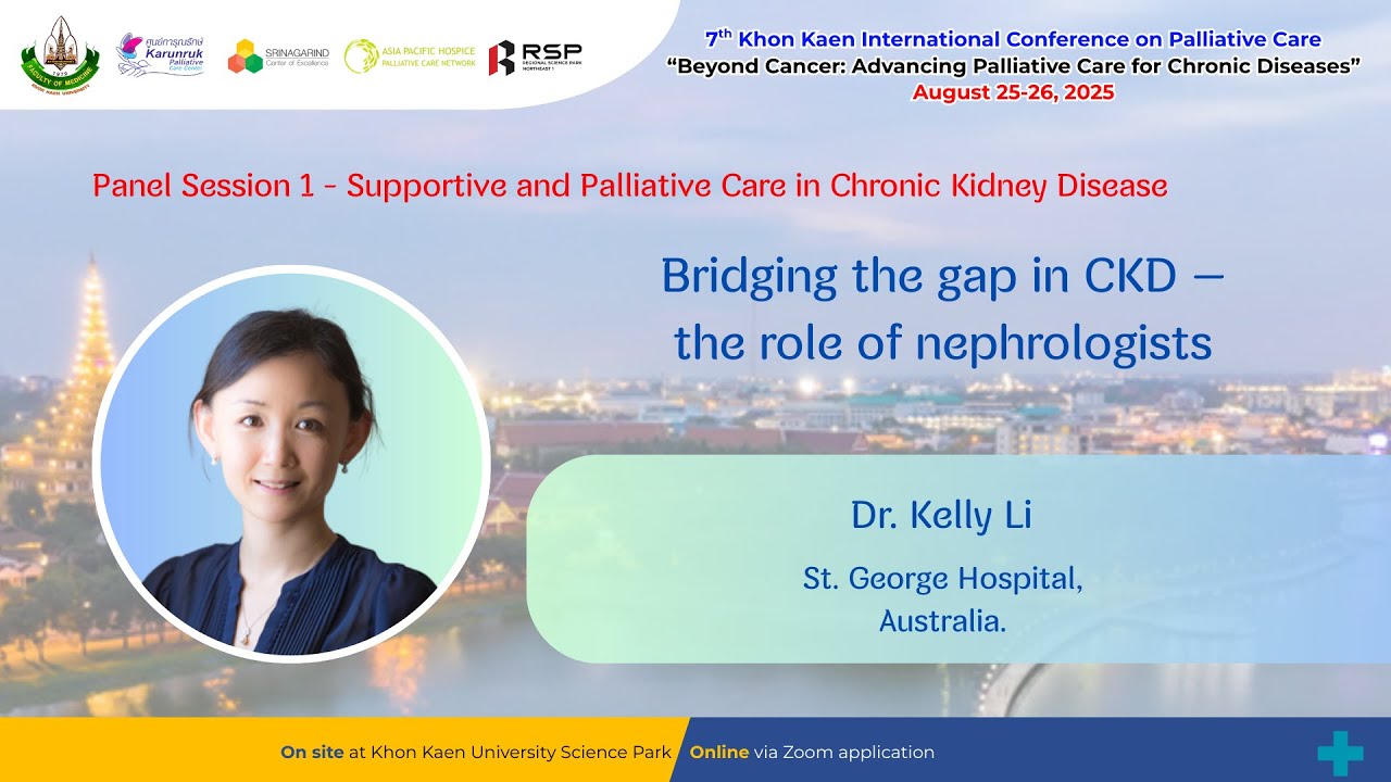10.00 – 11.00 Bridging the gap in CKD – the role of nephrologists Dr. Kelly Li