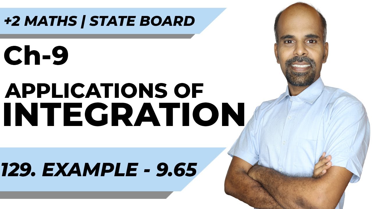 Class 12 | example 9.65 | Applications of Integration | Class 12 | State Board | ram maths