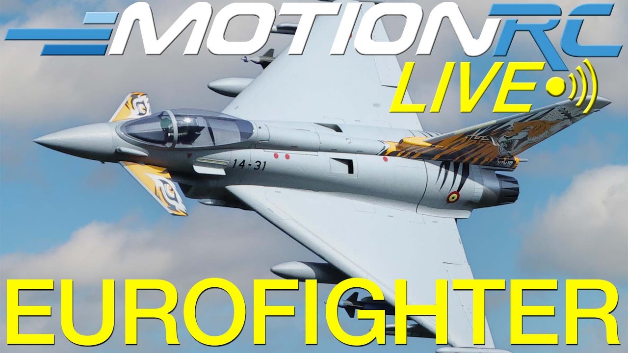 Прямая трансляция с новым истребителем Freewing Eurofighter Typhoon! | Motion RC LIVE