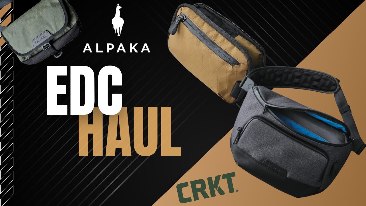 ALPAKA Haul (Feat. CRKT) - Bravo Sling Max, Air Sling, Utility Pouch