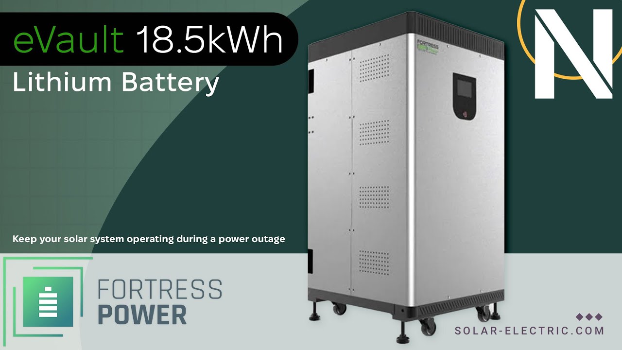 Fortress Power eVault 18.5kWh Lithium Battery