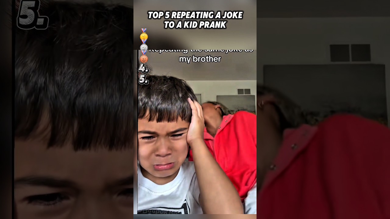Pranking Kids by Repeating their Jokes 