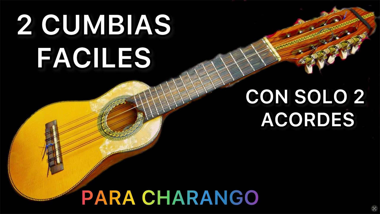 DOS CUMBIAS FACILES  EN CHARANGO CON SOLO DOS ACORDES, @romanTECUTLI-VID