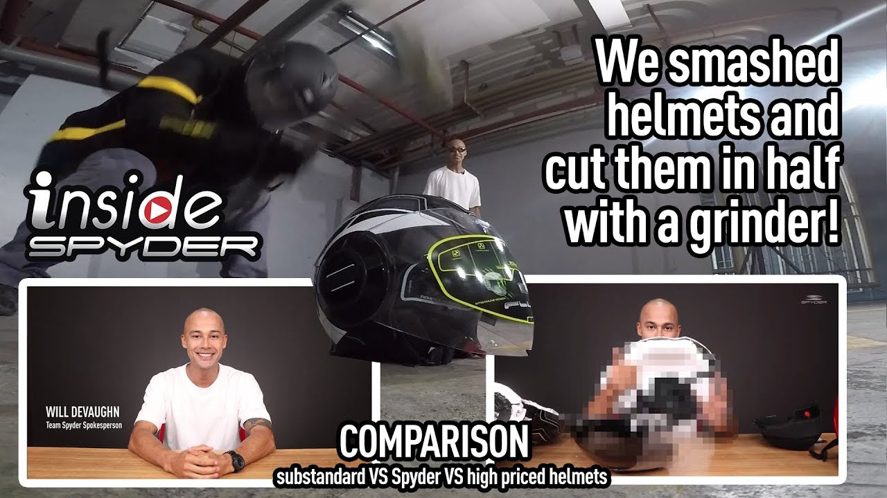 Inside Spyder Ep1 - THE COMPARISON : Substandard VS Standard VS High Priced Helmets