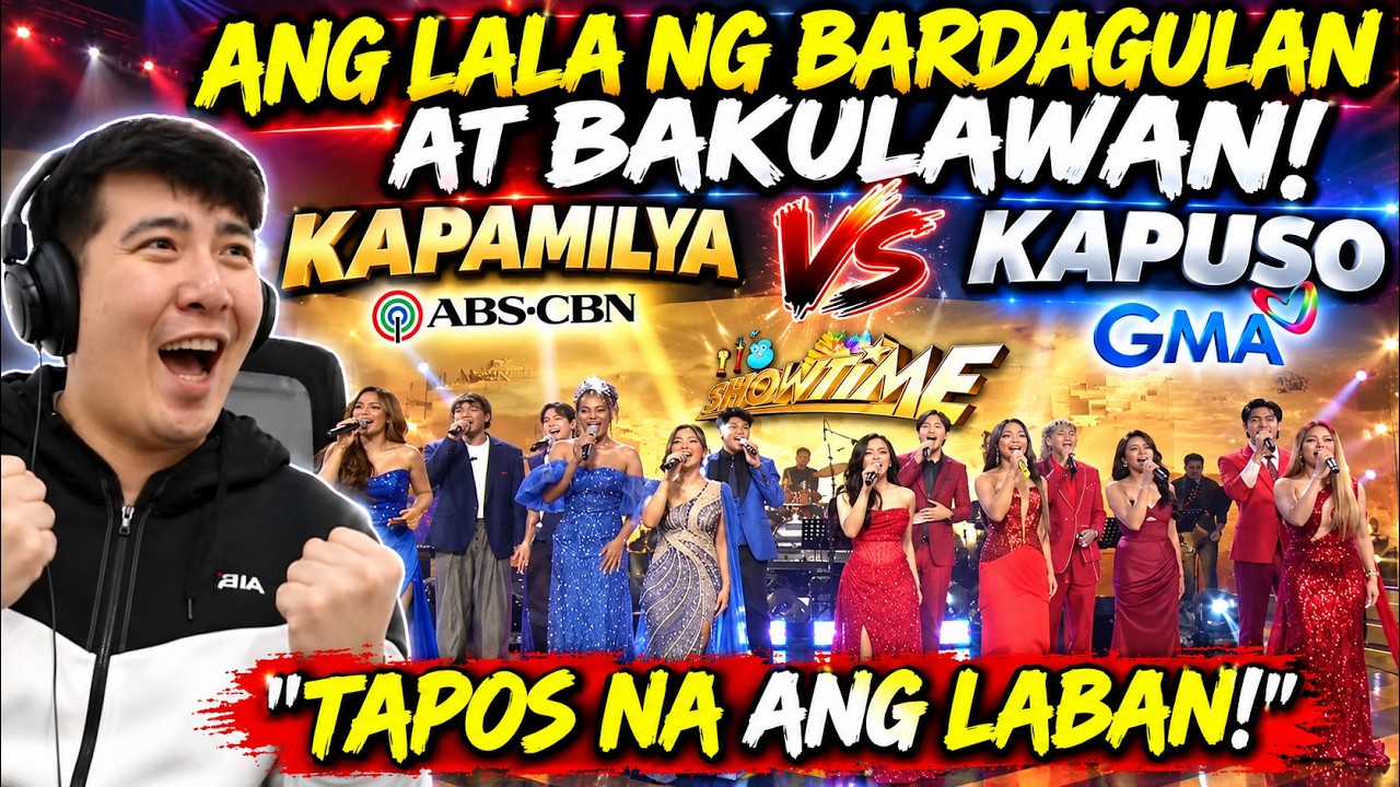 POWER COLLAB SHOWDOWN KAPAMILYA vs KAPUSO SINGERS on It's Showtime!! | REACTION