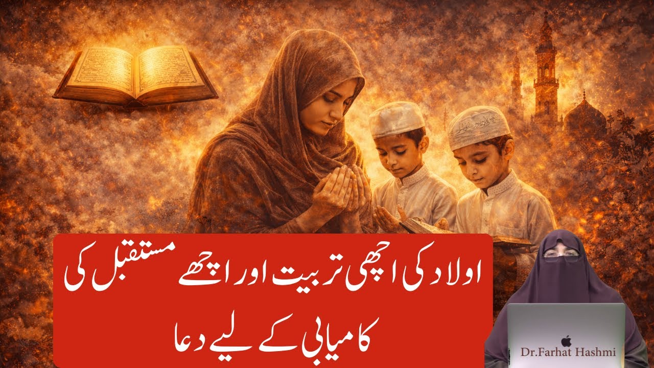 Aulad Ki Achi Tarbiat Aur Achay Mustaqbil Kamyabi Kay Liye Dua   Parenting Tips By Dr Farhat Hashmi