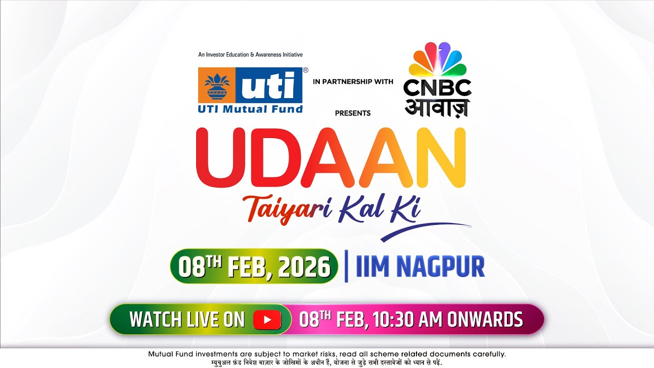 CNBC-AWAAZ UDAAN | UTI Mutual Fund | IIM NAGPUR – LIVE