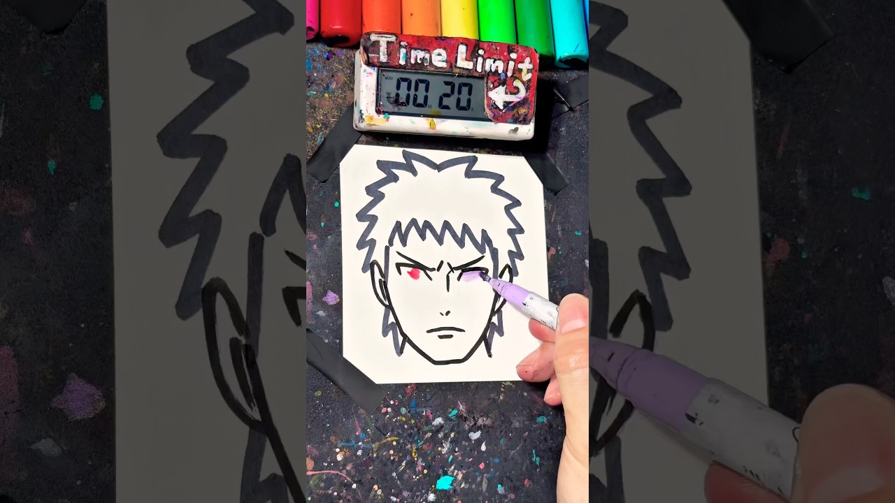 Drawing OBITO in 50Sec