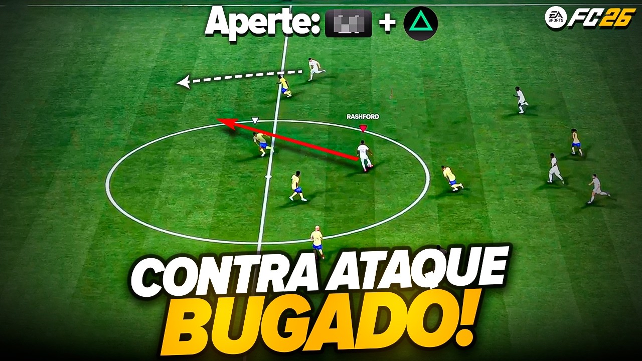 O SEGREDO DO CONTRA-ATAQUE MORTAL NO FC 26 (FAÇA MAIS GOLS!) - EA FC 26