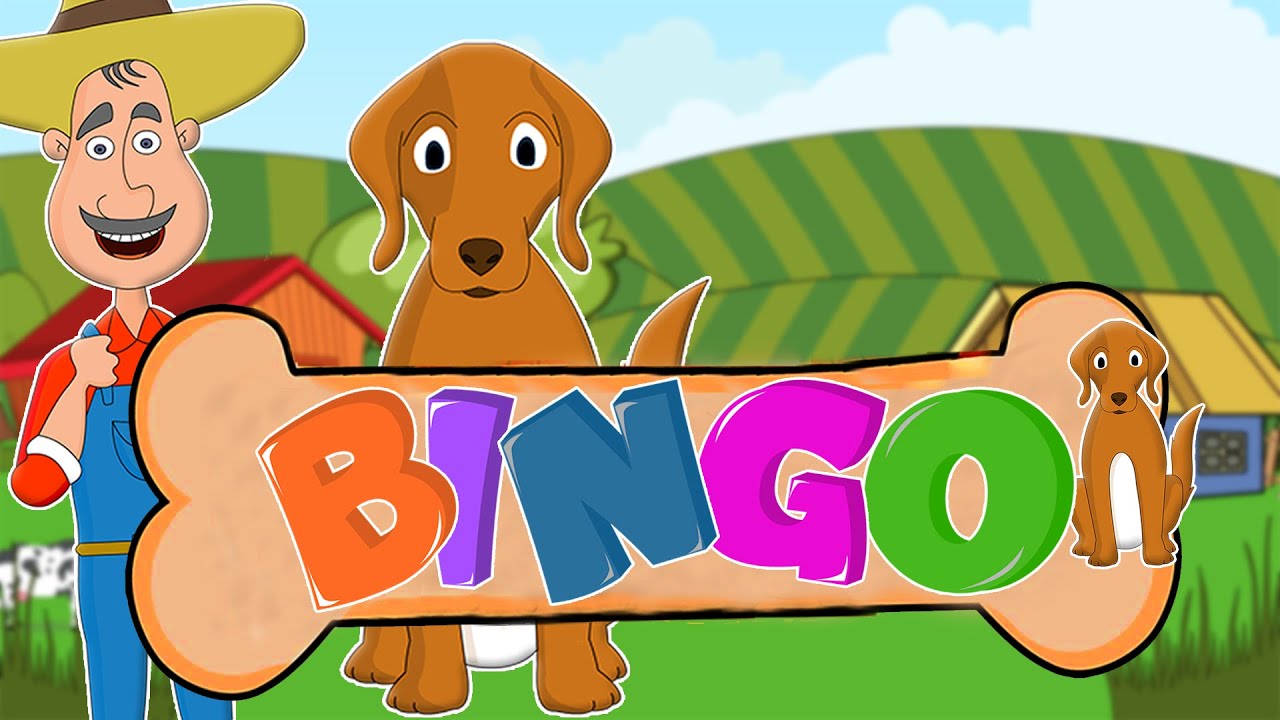 BINGO Dog Song | Nursery Rhymes with Lyrics | Animal Rhymes For Kids