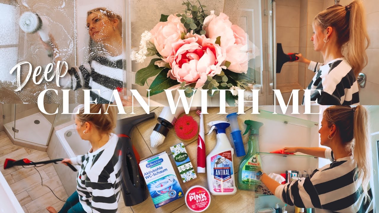 DEEP CLEAN WITH ME | Extreme Putzmotivation, Badezimmer putzen & ausmisten - 2025 | Mom.at.home21