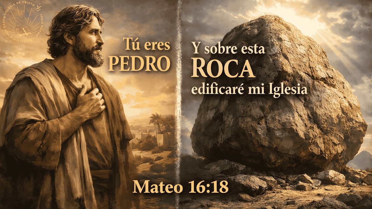 📖 «El fundamento y la Roca verdadera» 🪨Mateo 16:18–20Pastor Allan Jiménez