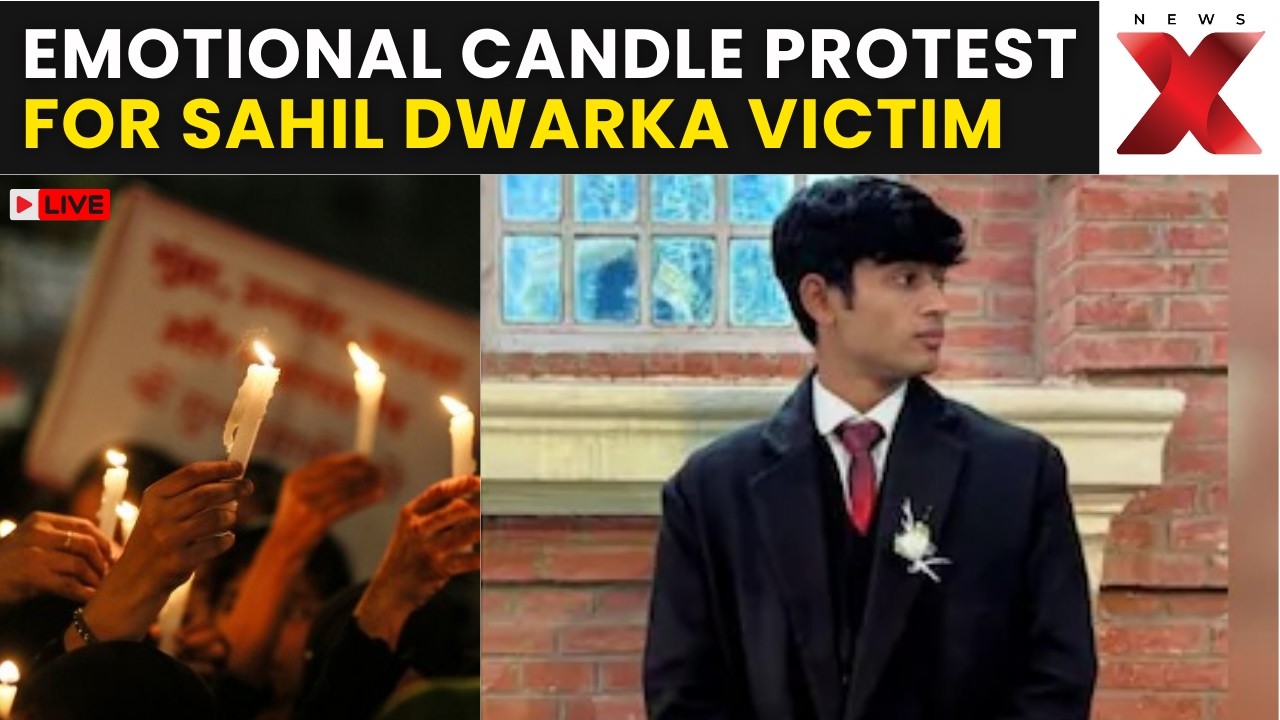 Sahil Dwarka Accident Candle March LIVE: Heartbreaking Candle Vigil In Delhi For Sahil Dhaneshra