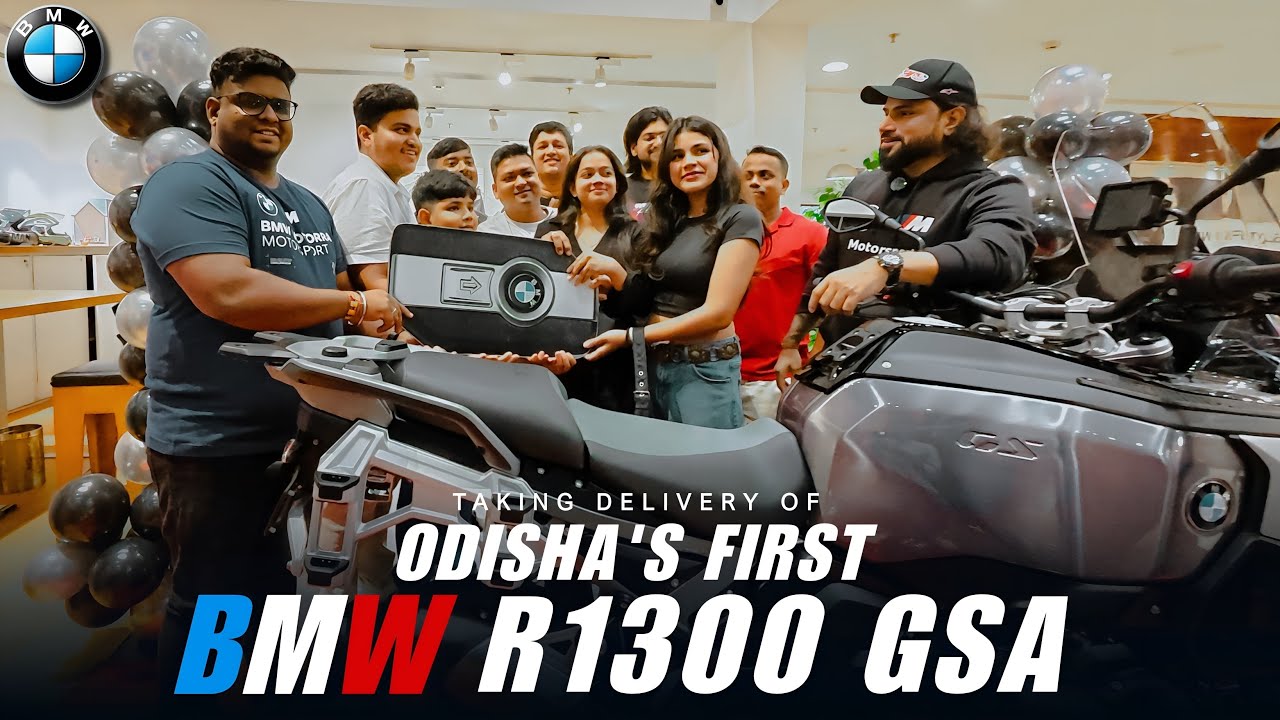 TAKING DELIVERY OF BMW R1300 GSA | TRIPLE BLACK | FIRST IN ODISHA | MRSPEED