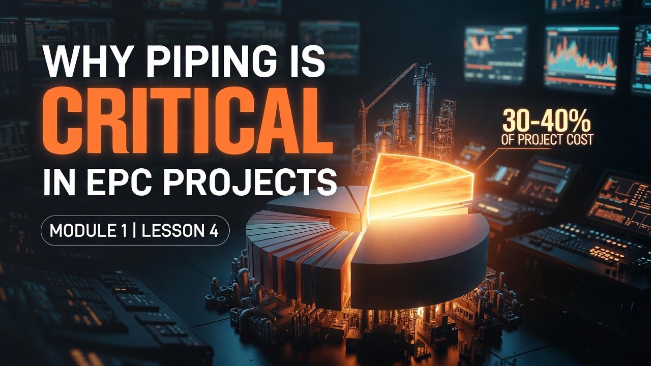 Why Piping Engineering Is Critical in EPC Projects | 30–40% of Plant Cost Explained