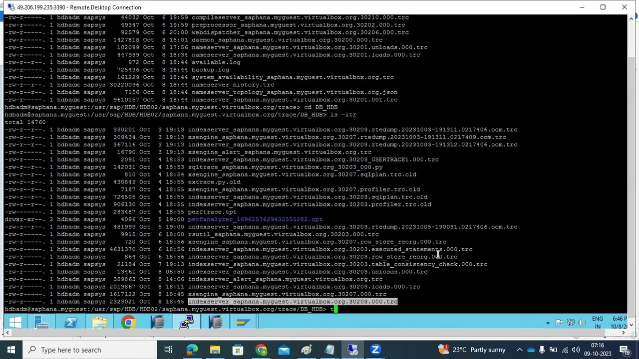 SAP HANA 2.0 - HANA UPGRADE & OS level FILE SYSTEMS