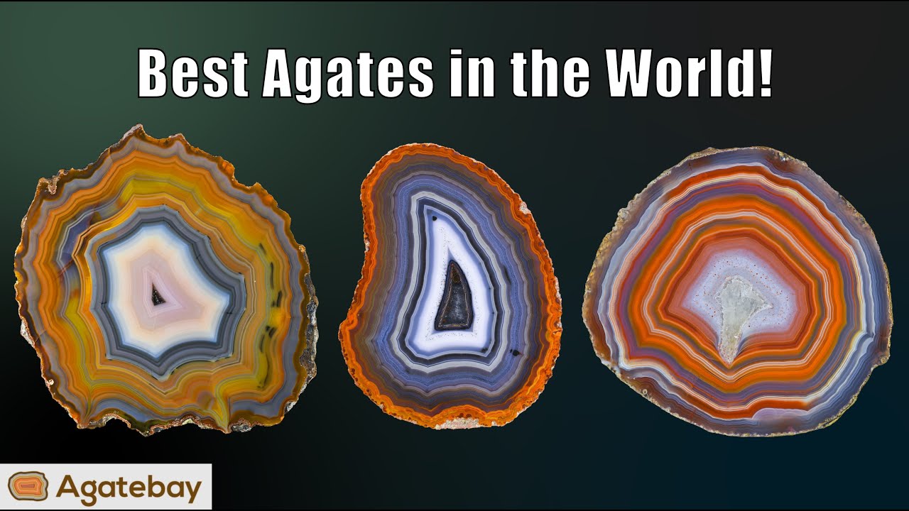 Top 10 best quality Agates around the World! 😲 4K