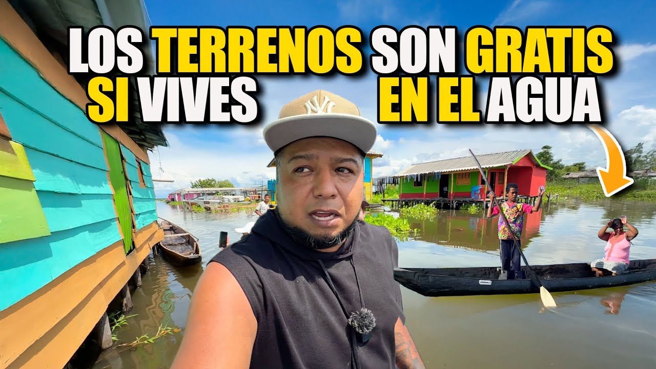 Visite un PUEBLO PALAFITO la Cruda Realidad de Vivir en el Agua