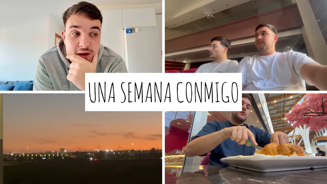 una semana conmigo de mucho estudio y trabajos del máster