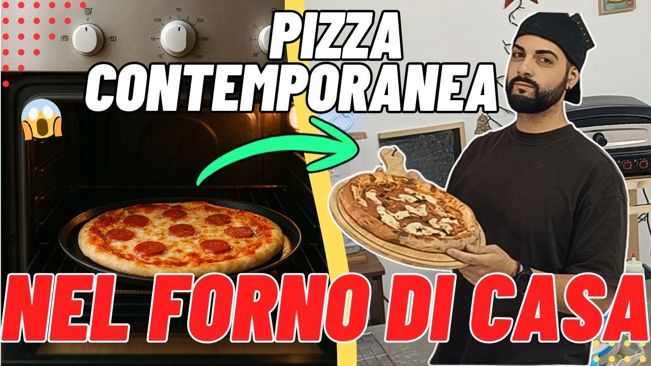 Pizza canotto nel forno di casa: risultato assurdo