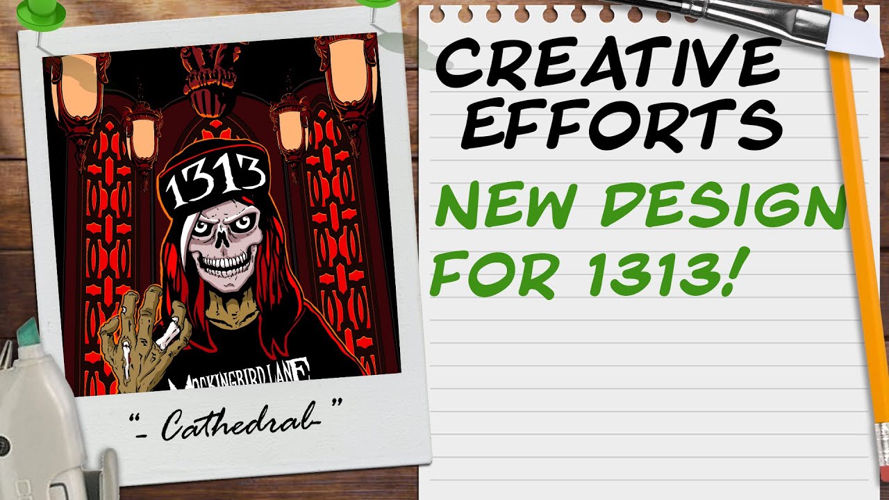 Illustration design work for 1313 Mockingbird Lane Toys