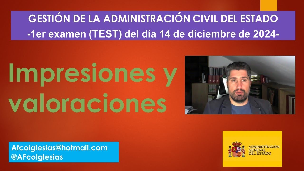 Impresiones y valoraciones del 1er examen (TEST) de GACE del día 14 de diciembre de 2024.