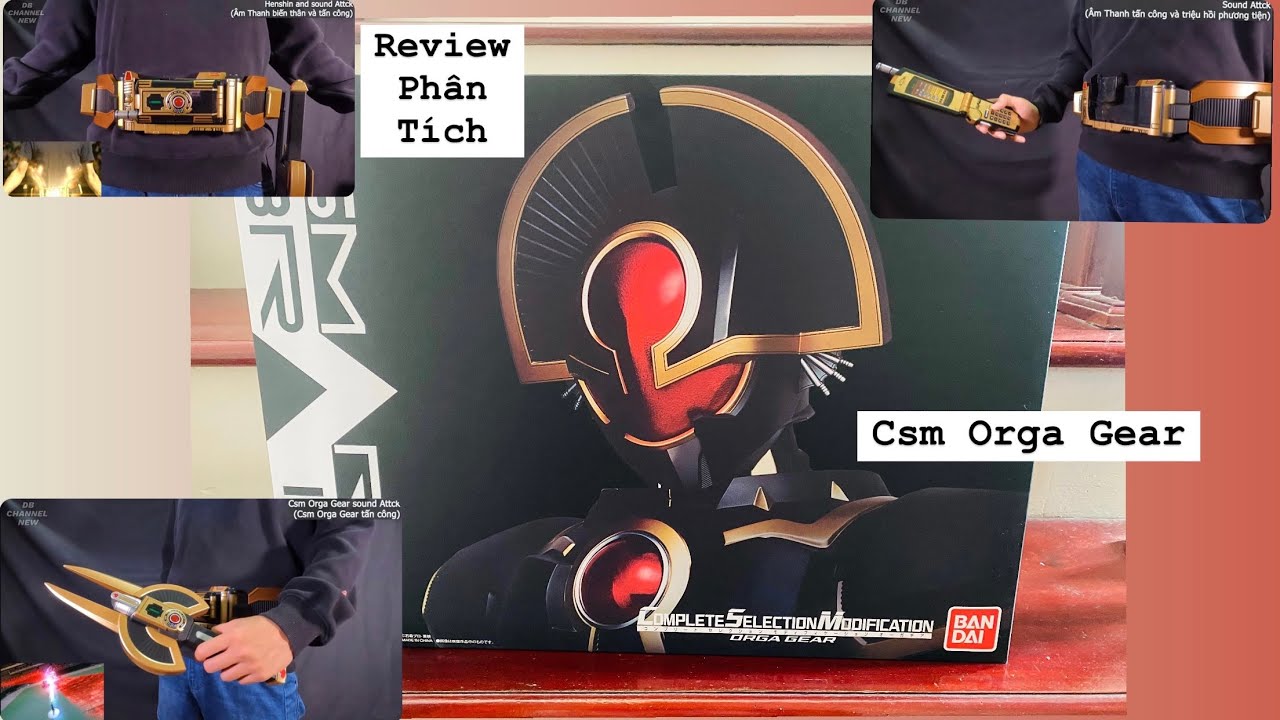 [DBN:146] Review Phân thích CSM ORGA GEAR (Kamen Rider Faiz)