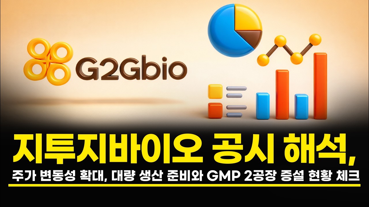 지투지바이오 공시 해석, 주가 변동성 확대, 대량 생산 준비와 GMP 2공장 증설 현황 체크