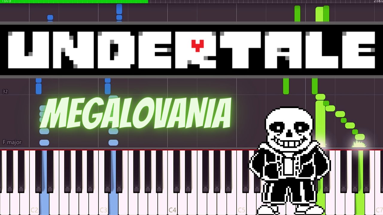 🎮 Megalovania (Undertale) 🔸 Partitura para PIANO *GRATIS*