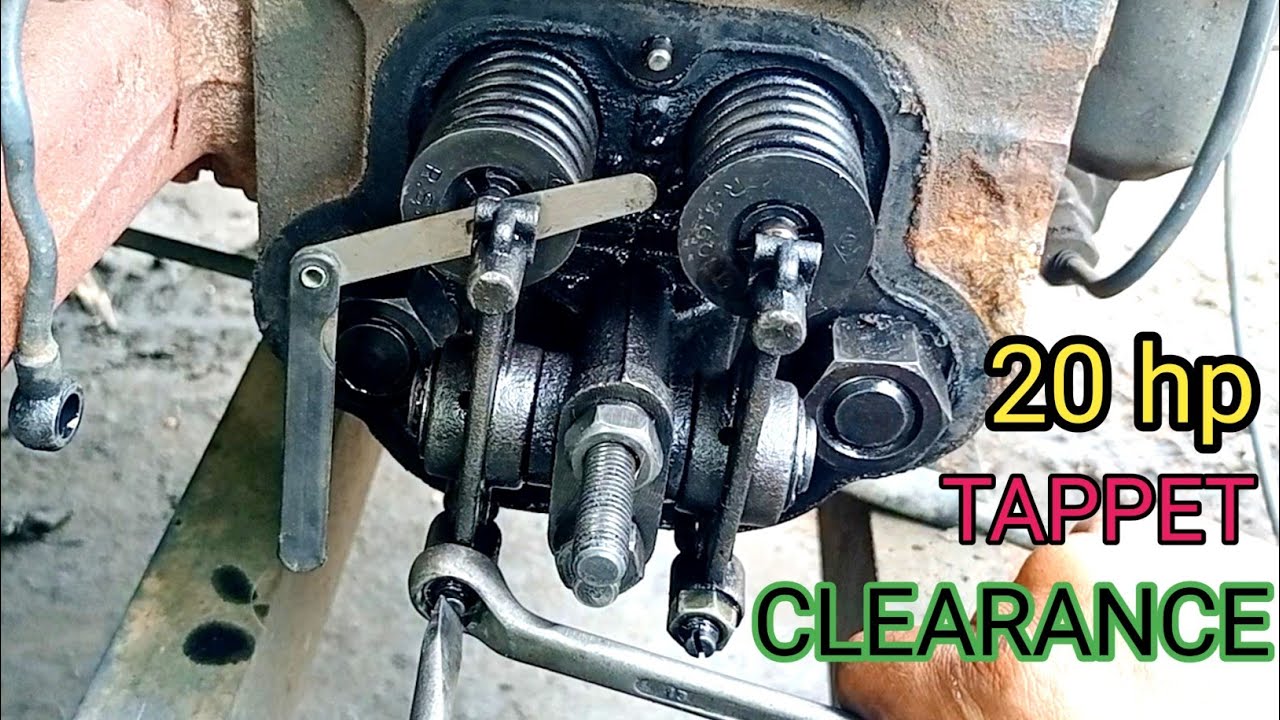 20 HP ENGINE TAPPET CLEARANCE ADJUSTMENT