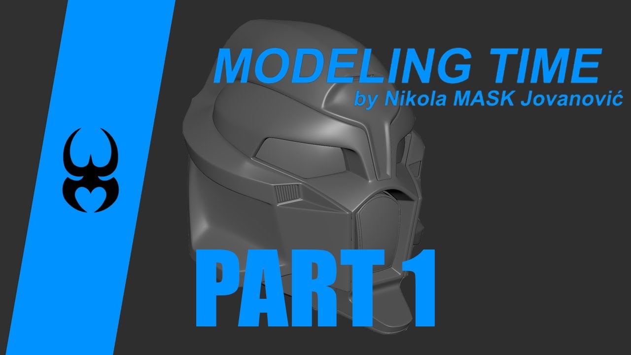 Modeling Scifi Helmet Hardsurface Subdivision Tutorial in Maya Part 1