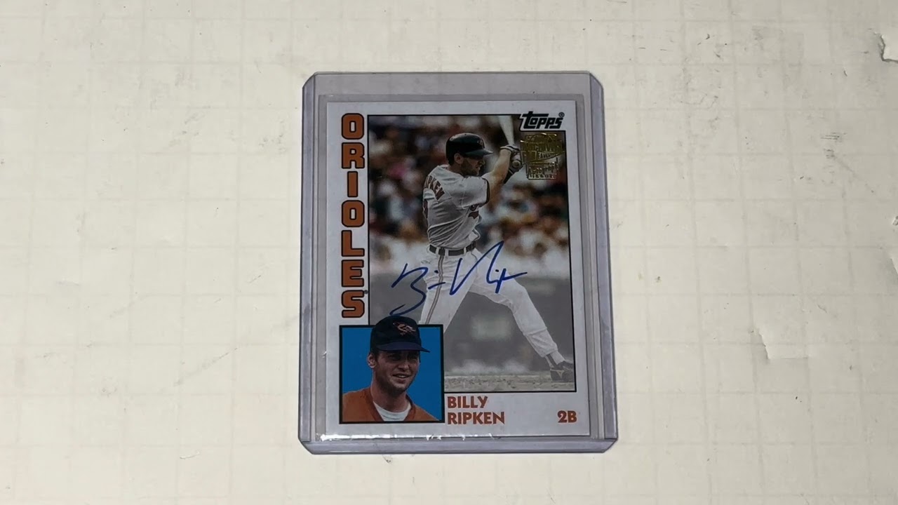 Billy Ripken 2025 Topps Archives auto Baltimore Orioles 