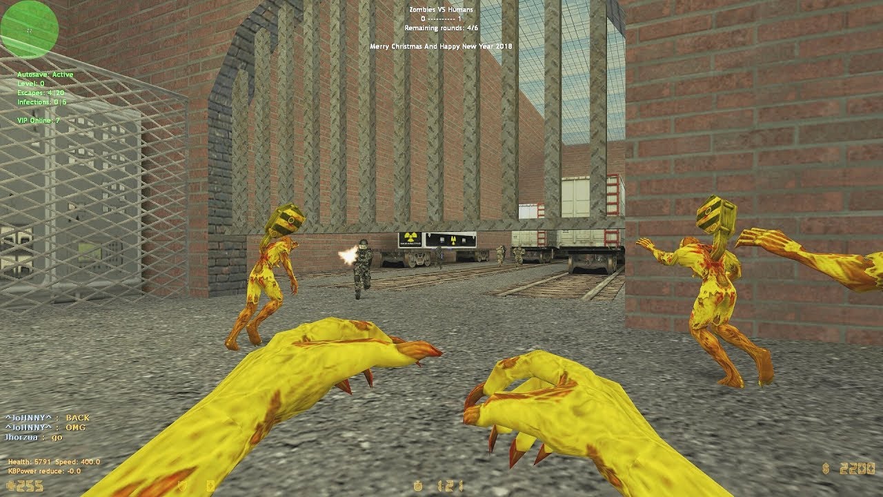 Counter-Strike: Zombie Escape Mod - ze_Trainyard_pg on ProGaming