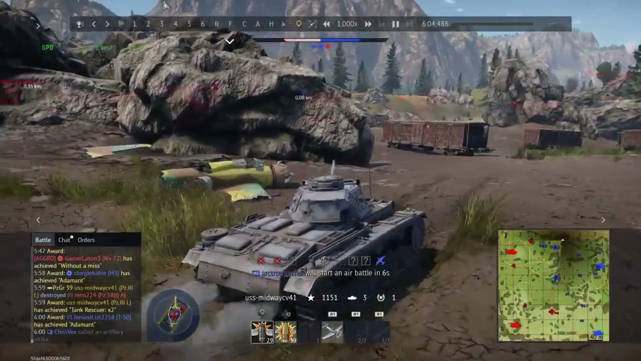 Getting better at War Thunder console