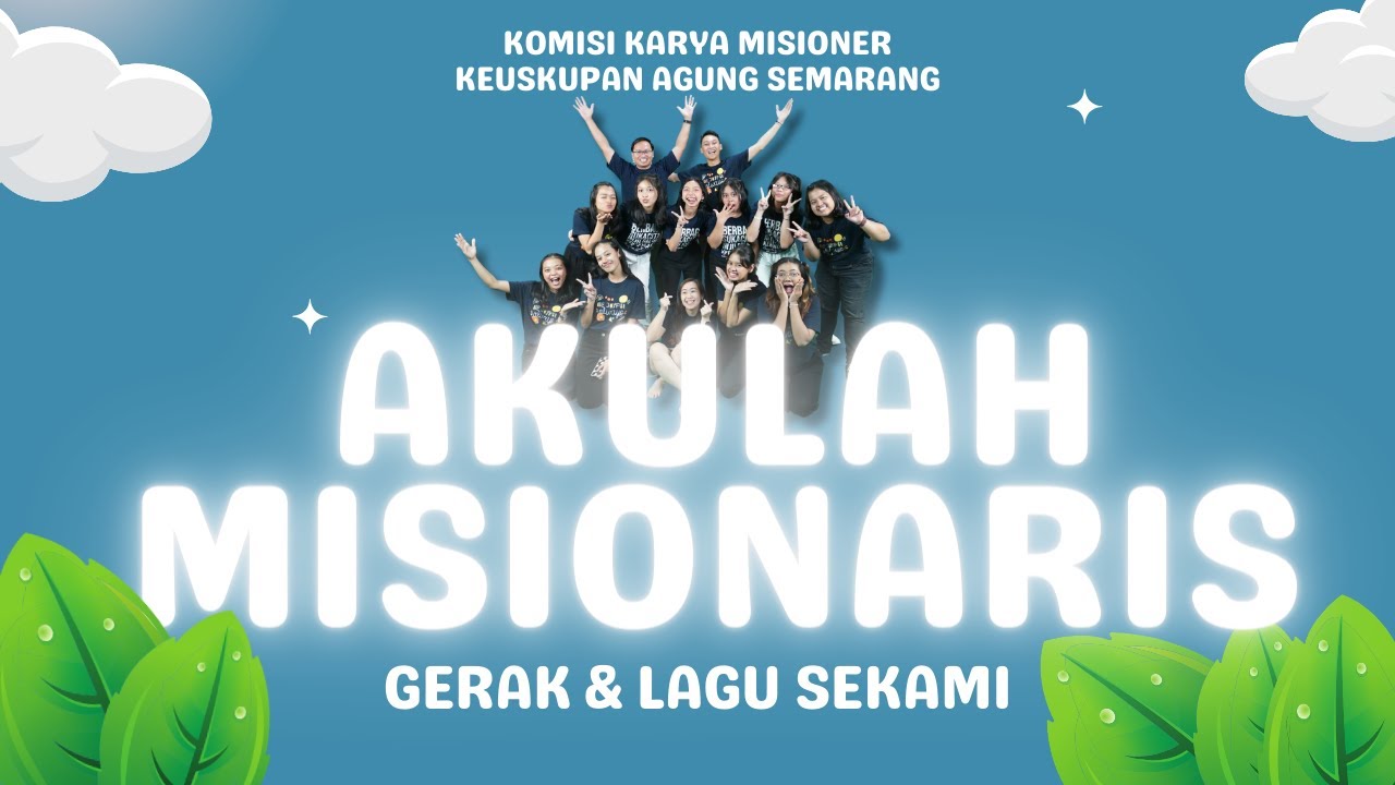 ⭐ AKULAH MISIONARIS ⭐ GERAK & LAGU SEKAMI - PIA - PIR - ANAK KATOLIK - ANAK MISIONER
