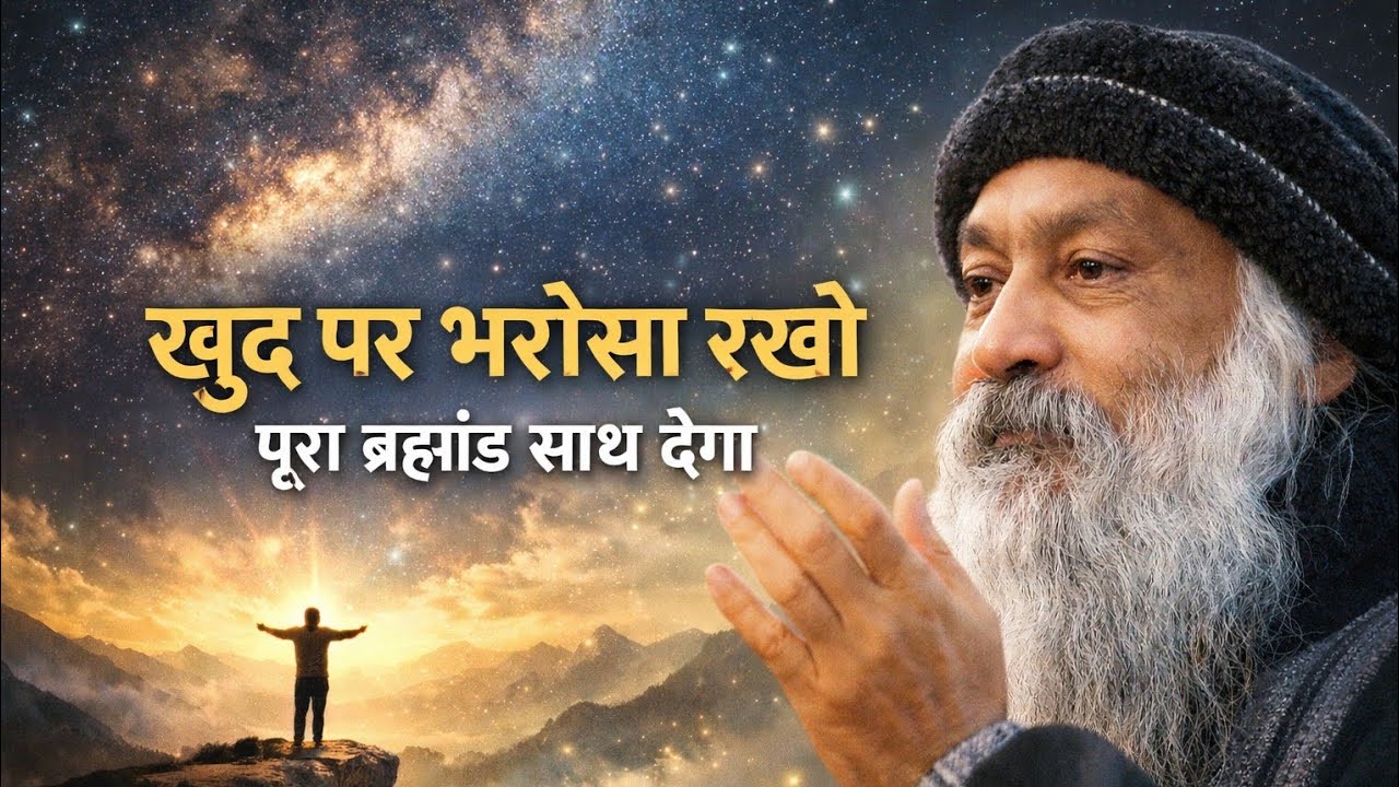 Osho ll खुद पर भरोसा रखो | पूरा ब्रह्मांड साथ देगा | Osho Inspired Motivation Hindi