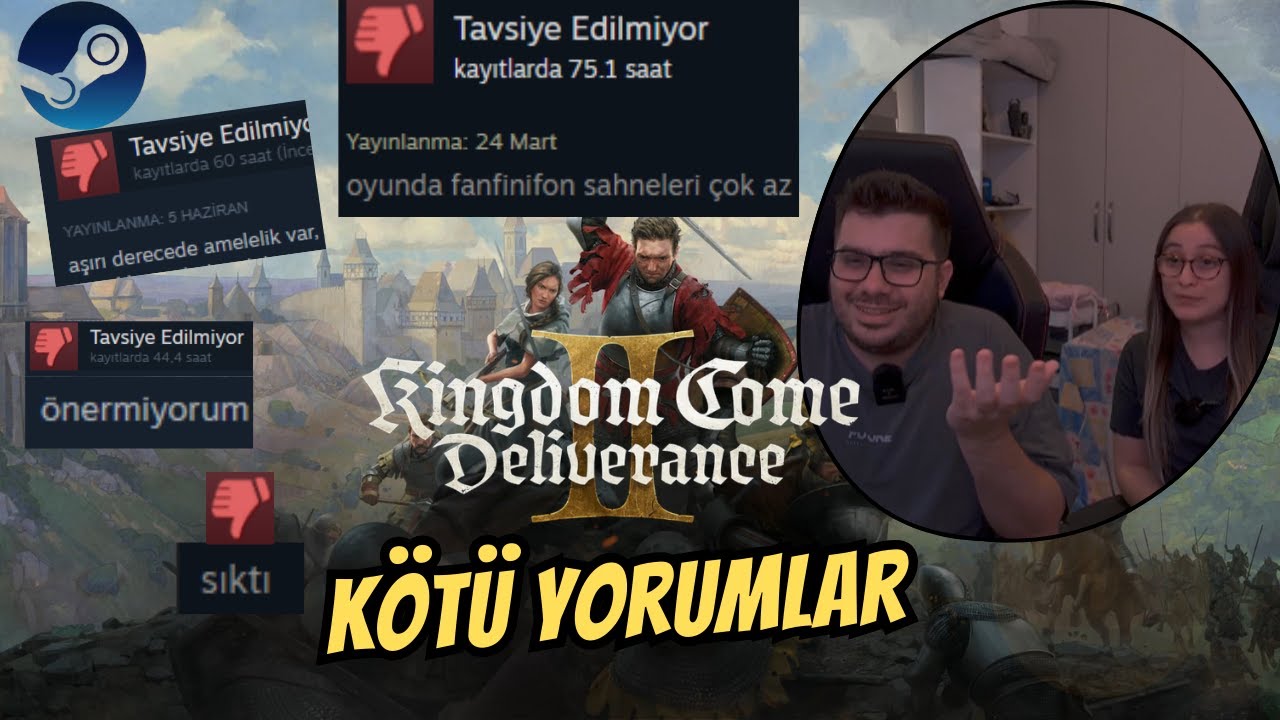KINGDOM COME DELIVERANCE 2, KÖTÜ YORUMLARI İNCELEDİK ! (BİZCE MÜKEMMEL)