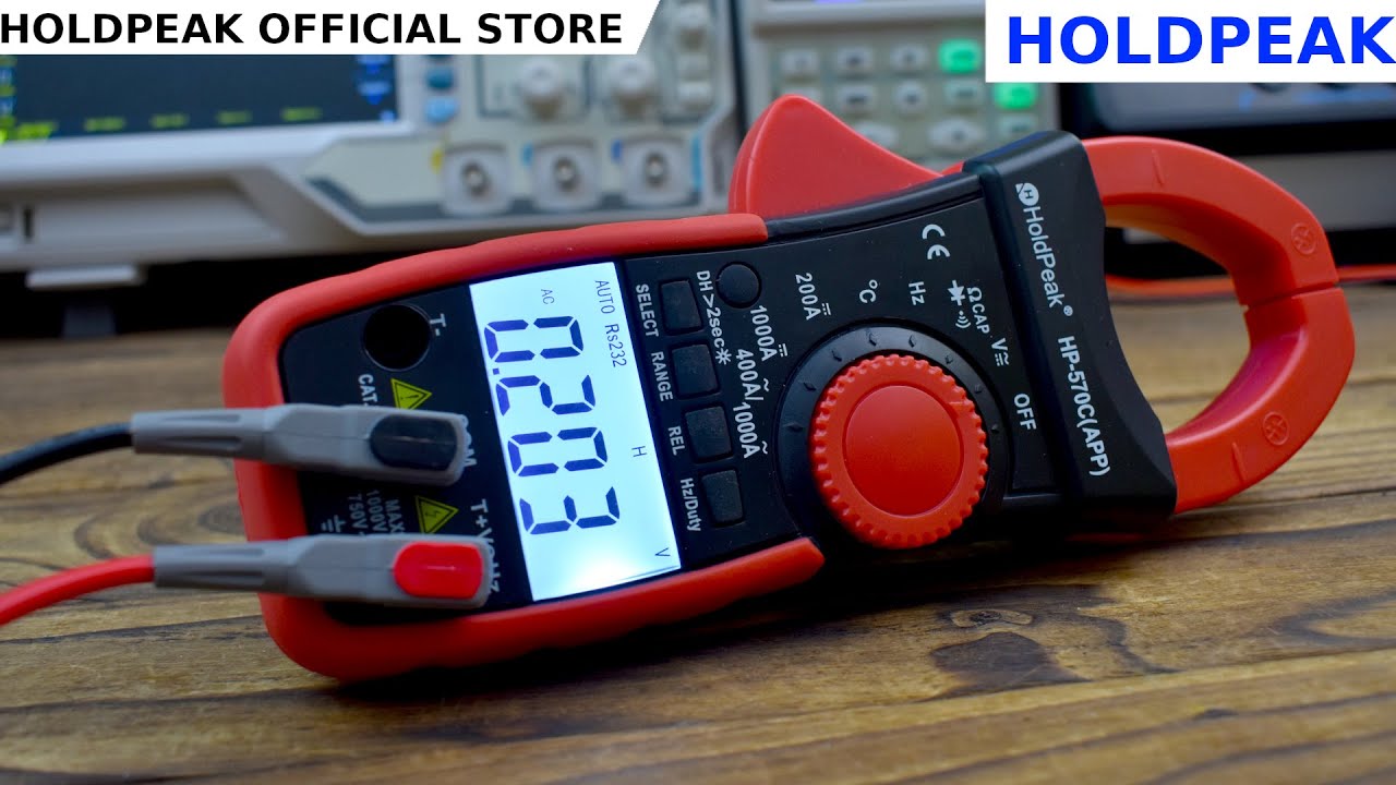 HOLDPEAK HP-570C-APP ОБЗОР КЛЕЩИ связь с смартфоном