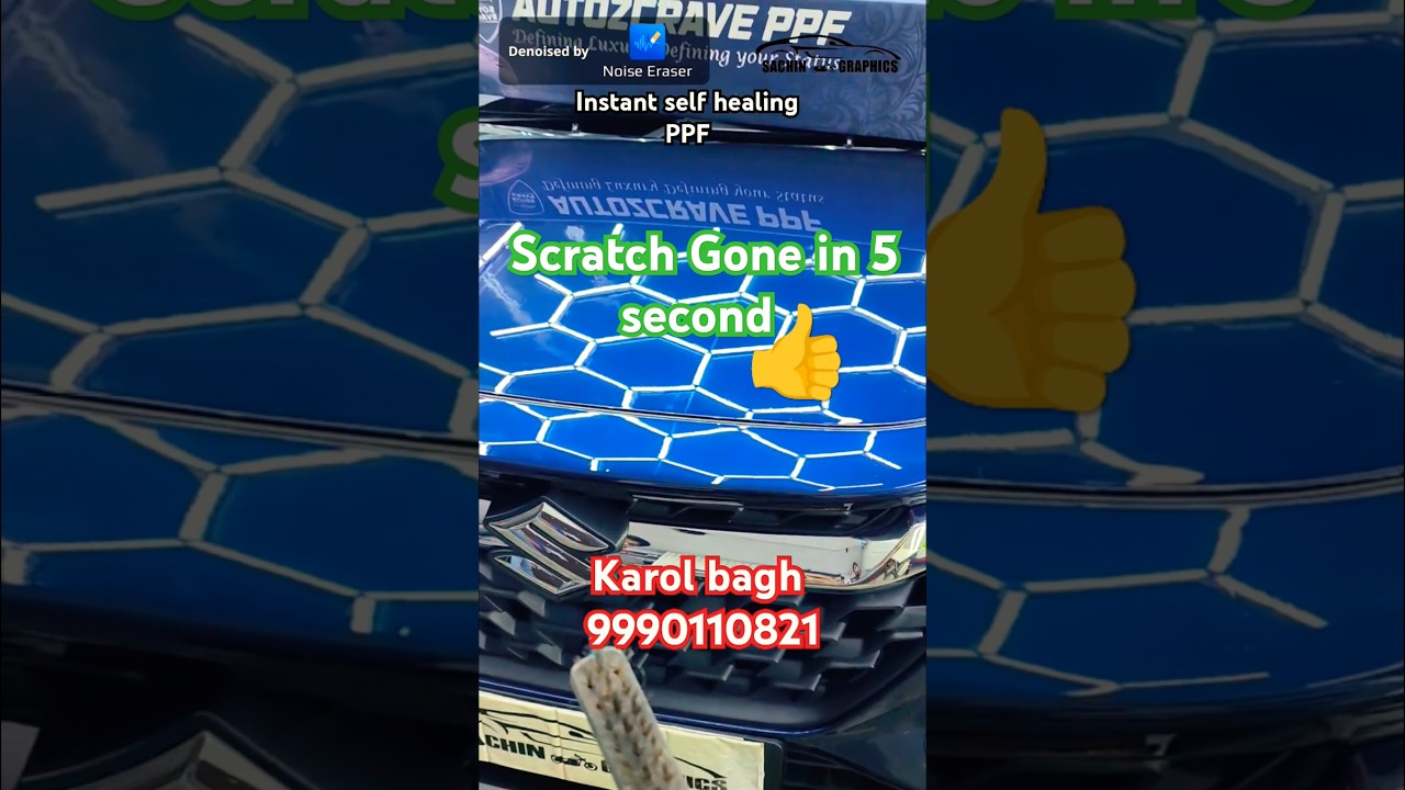 Scratch test car PPF 