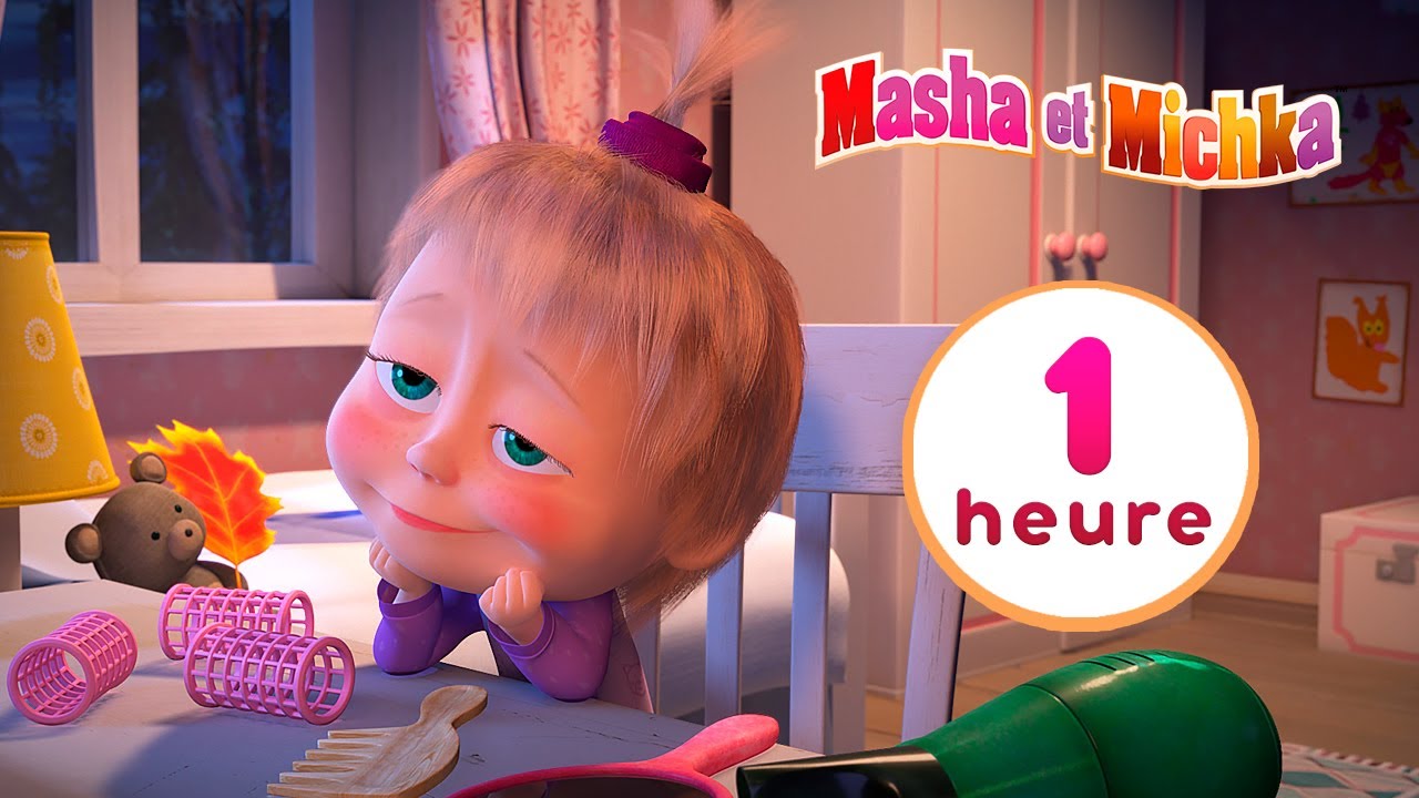Masha et Michka 👱‍♀️🤗 La maison à l'envers 🏠🤯 Compilation 8⏱1 heure 👱‍♀️ Masha and the Bear