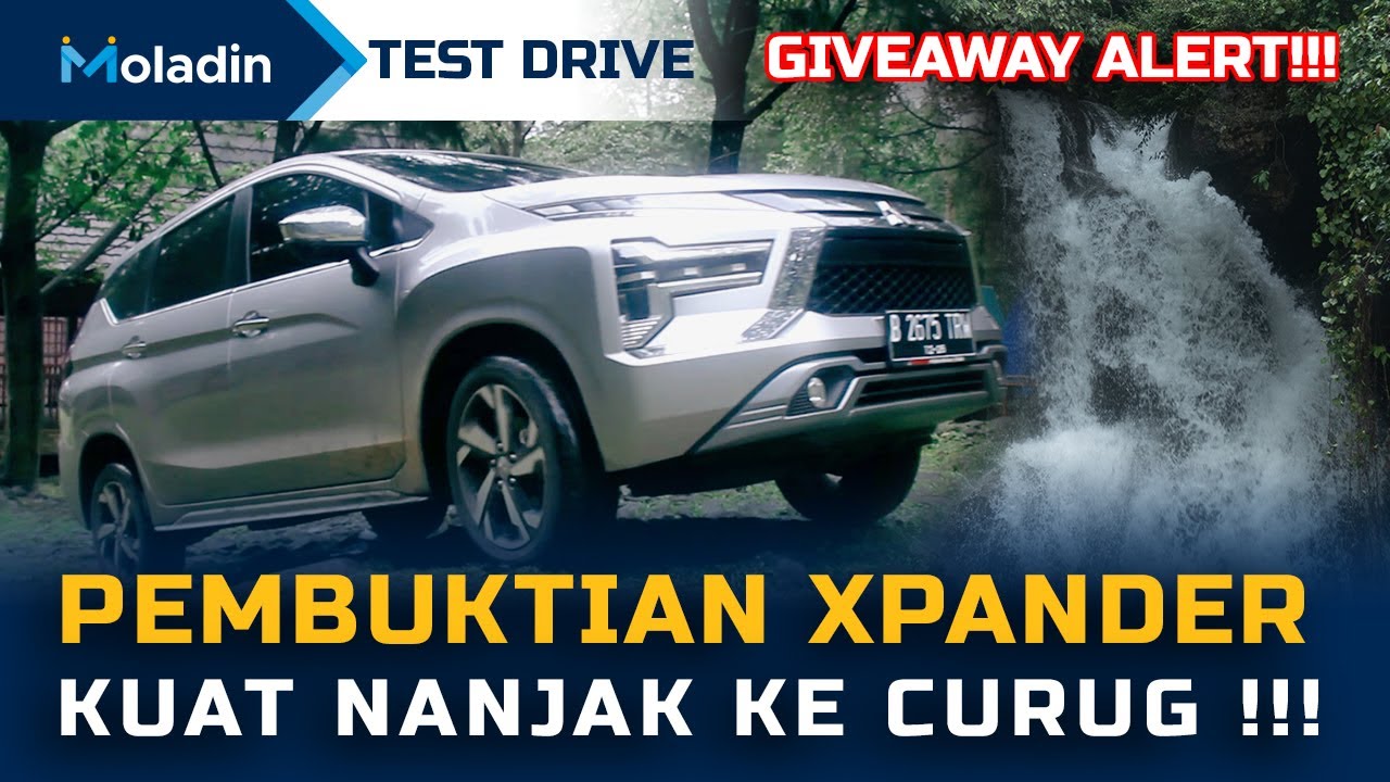 ROAD TRIP MITSUBISHI XPANDER TERBARU KE CURUG CIPAMINGKIS, KUAT NANJAK? | REVIEW MOBIL | MOLADIN