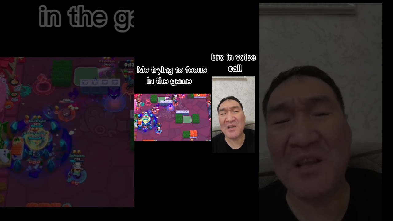 Me trying to focus in the game 🤣bro in voice call takezh7  