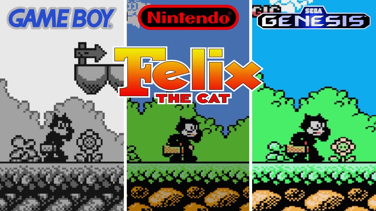Felix the Cat [1992] Game Boy vs NES vs Sega Genesis (Version Comparison)