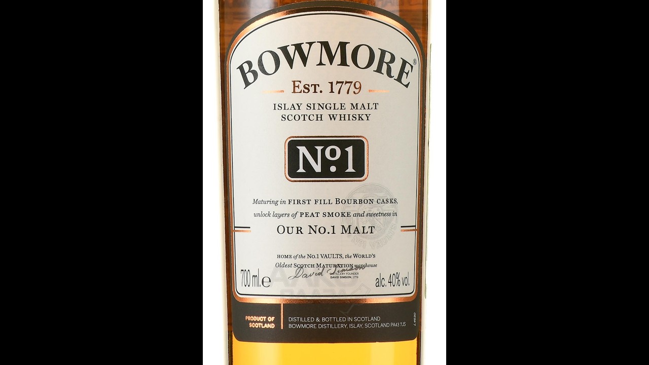 Bowmore No.1 - дружелюбный дымный скотч.