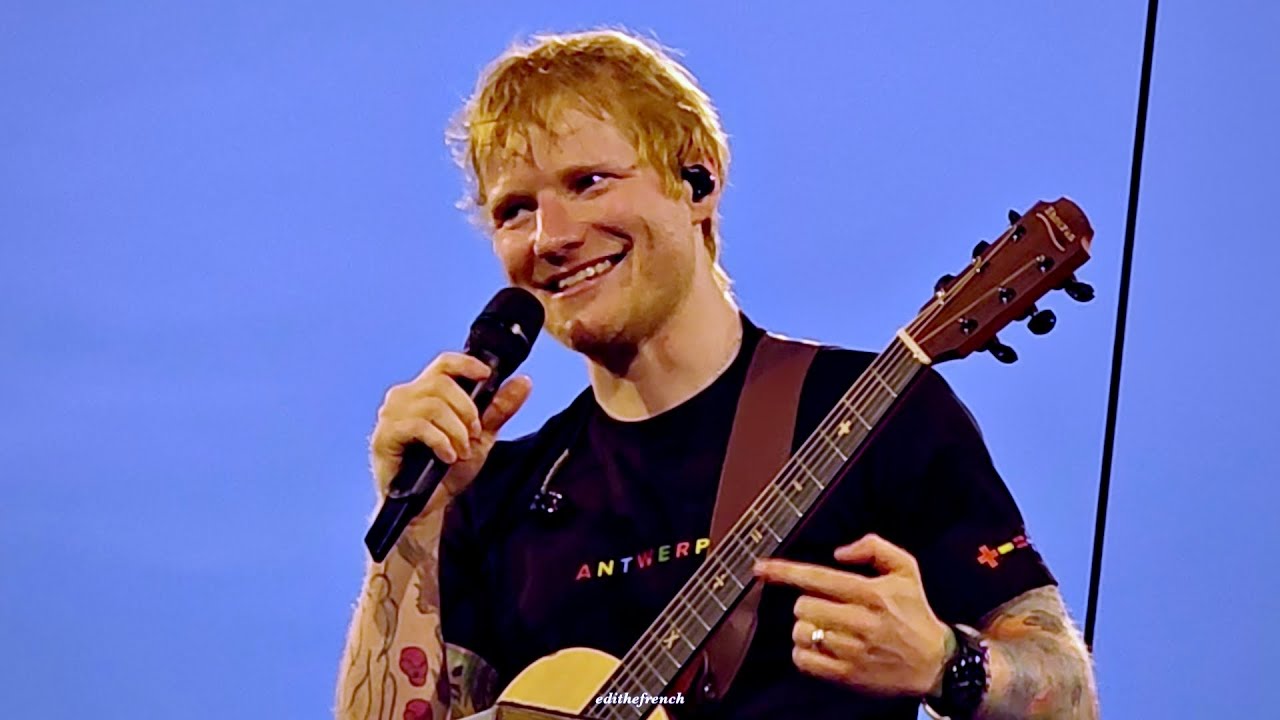 Ed Sheeran - A Little More (release date performance) 7 August 2025, Middenvijver Park, Antwerp